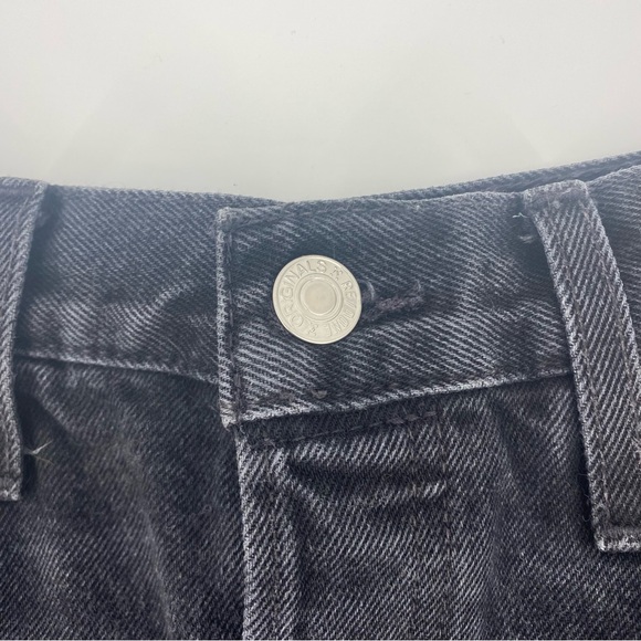 RE/DONE 50s Cut off Denim Shorts in Shadow Black - Picture 7 of 16